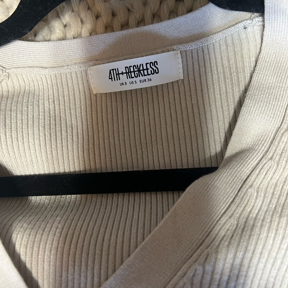 Ribbed Button-Up Top - Picture 2 of 4